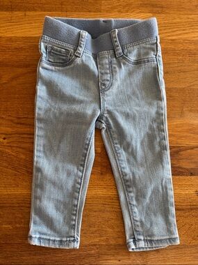 GAP Light Wash Knit-Waist Kids Jeans